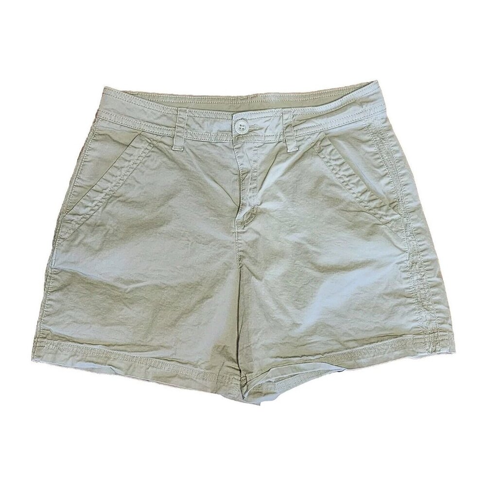 Eddie Bauer Shorts Womens Size 8‎ Tan Khaki Neutral Summer Casual Outdoor